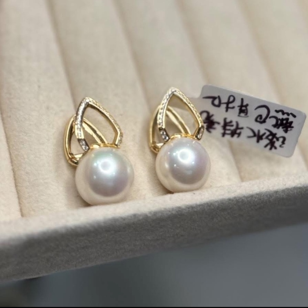 🌟 12mm Freshwater Pearl S925 Earrings